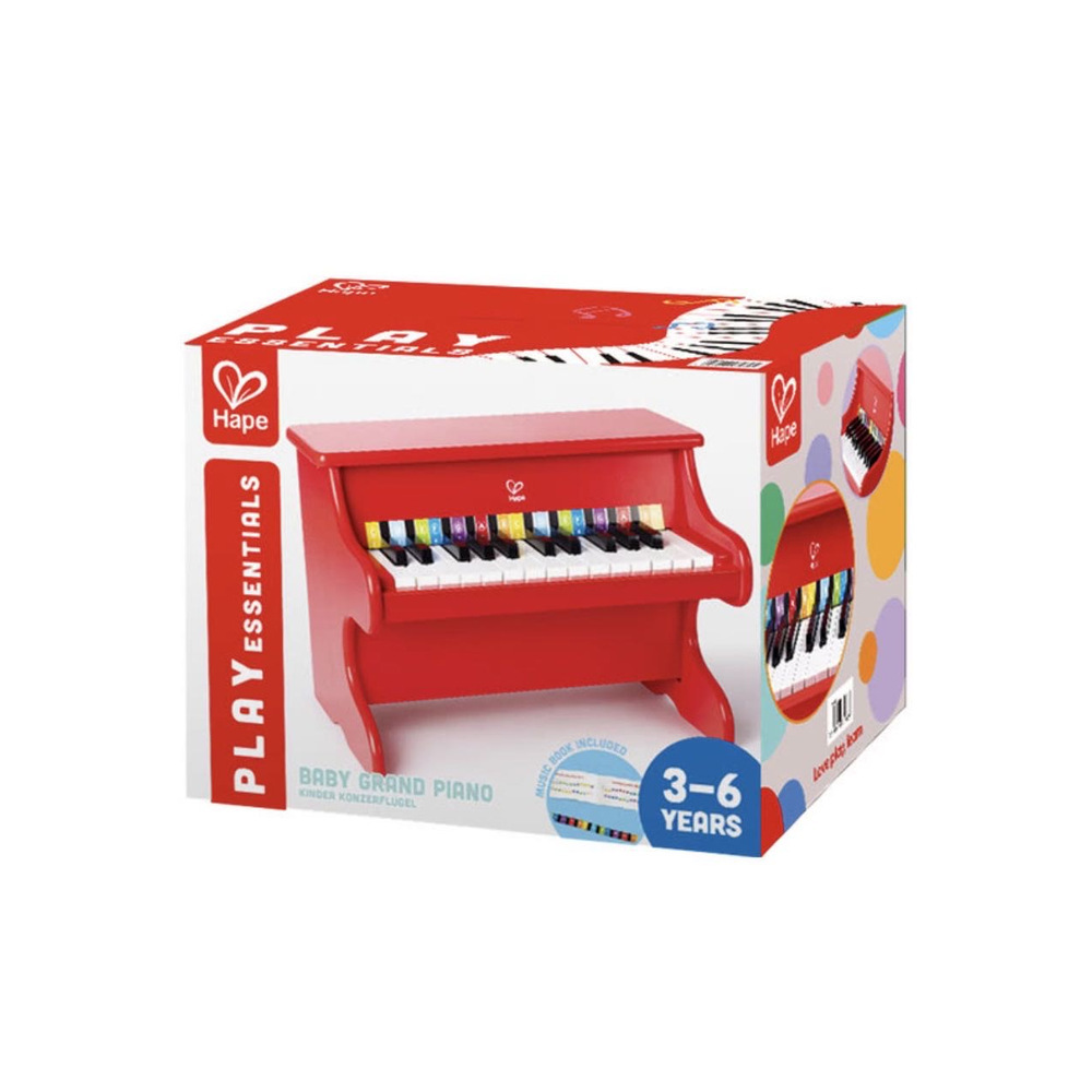 Hape 25键钢琴 红色 详情图 3