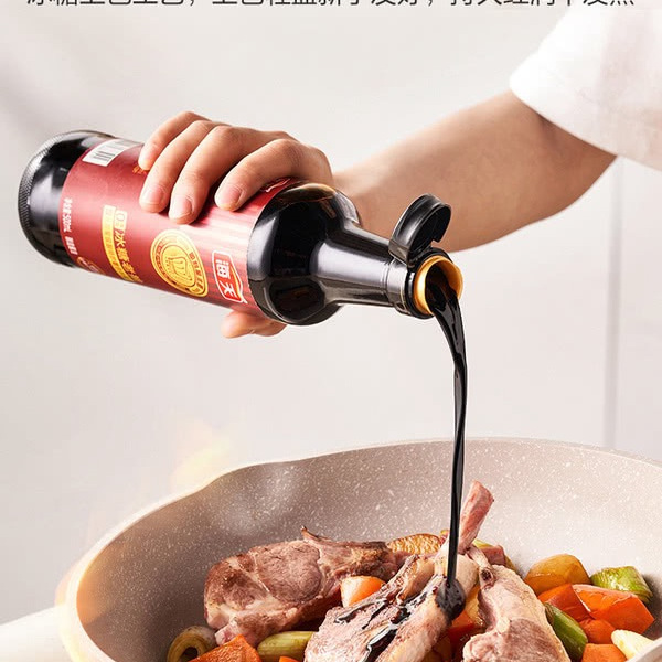 海天0添加 冰糖老抽（酿造酱油）500mL 1瓶 详情图 5