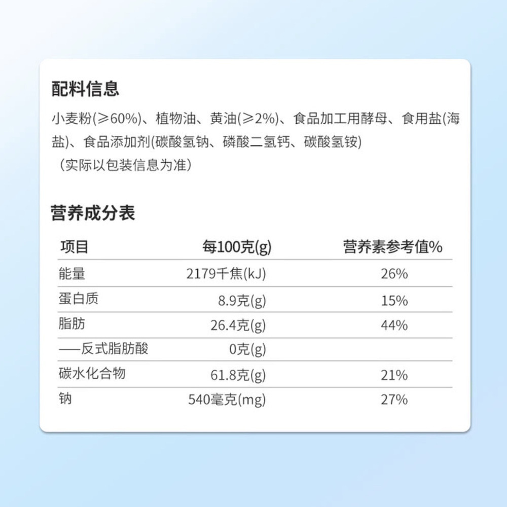 海盐苏打饼干 1.5kg 详情图 1