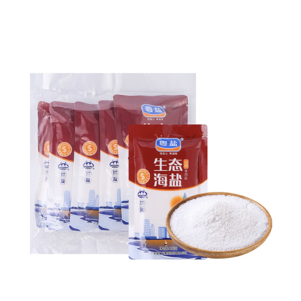 粤盐 生态海盐（加碘食用盐）250g*5包