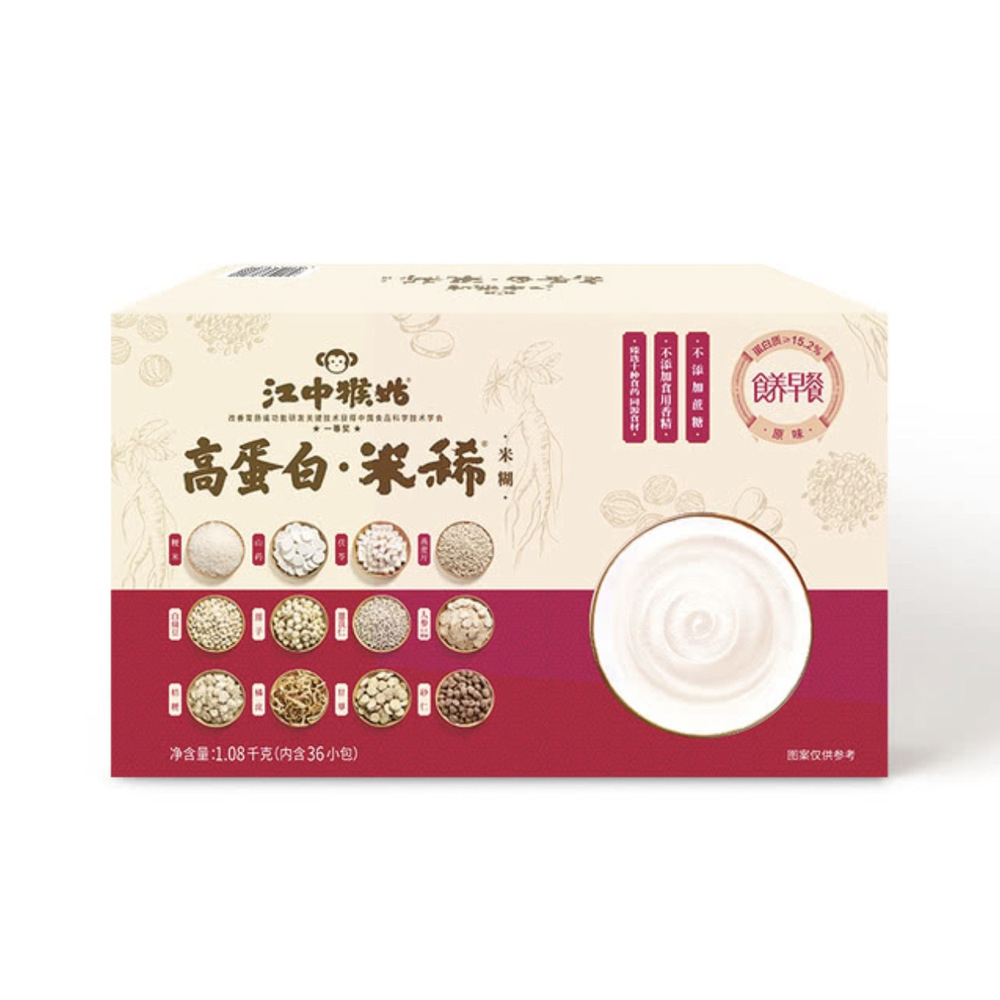 江中猴姑 高蛋白米稀 1.08kg（30g*36）