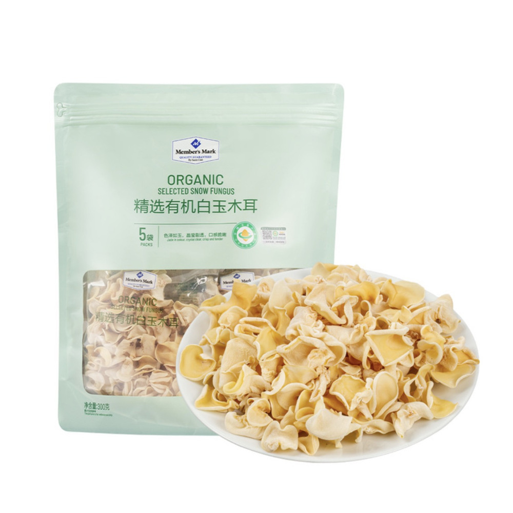 精选有机白玉木耳 300g