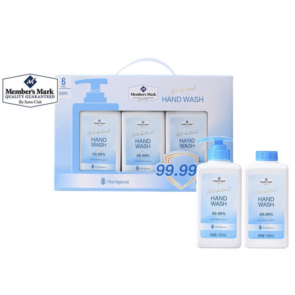山姆抑菌洗手液 500ml*6