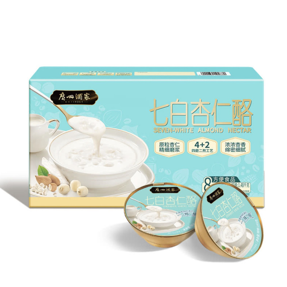 广州酒家 七白杏仁酪 185g*8