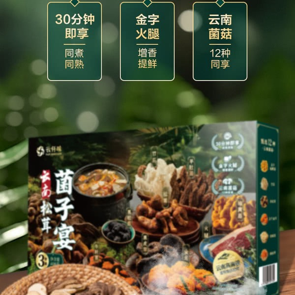 雲仟味 云南松茸菌子宴408g 详情图 2