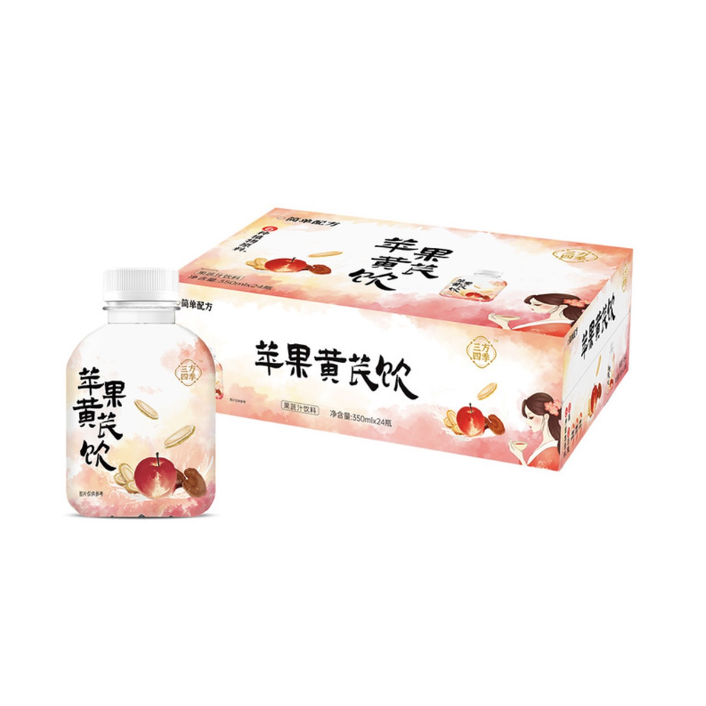 三方四季 苹果黄芪饮350mL*24瓶