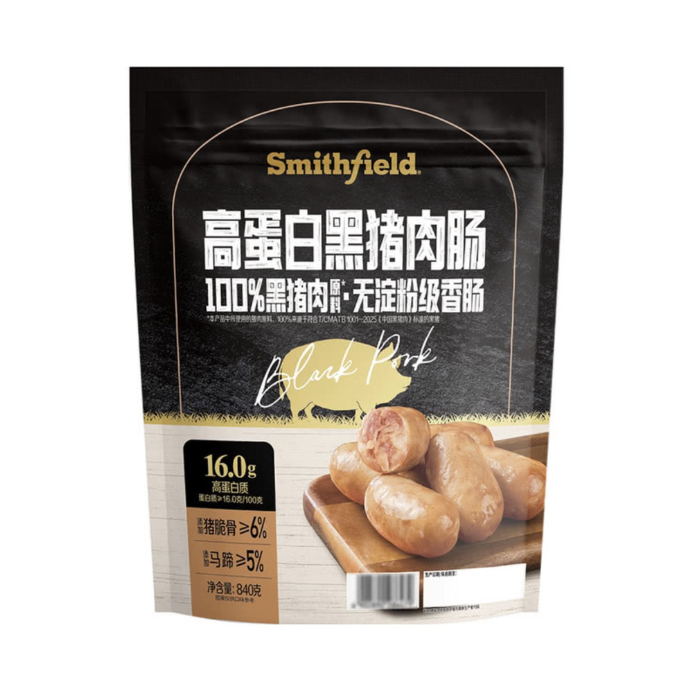 史蜜斯 Smithfield高蛋白黑猪肉肠 840g