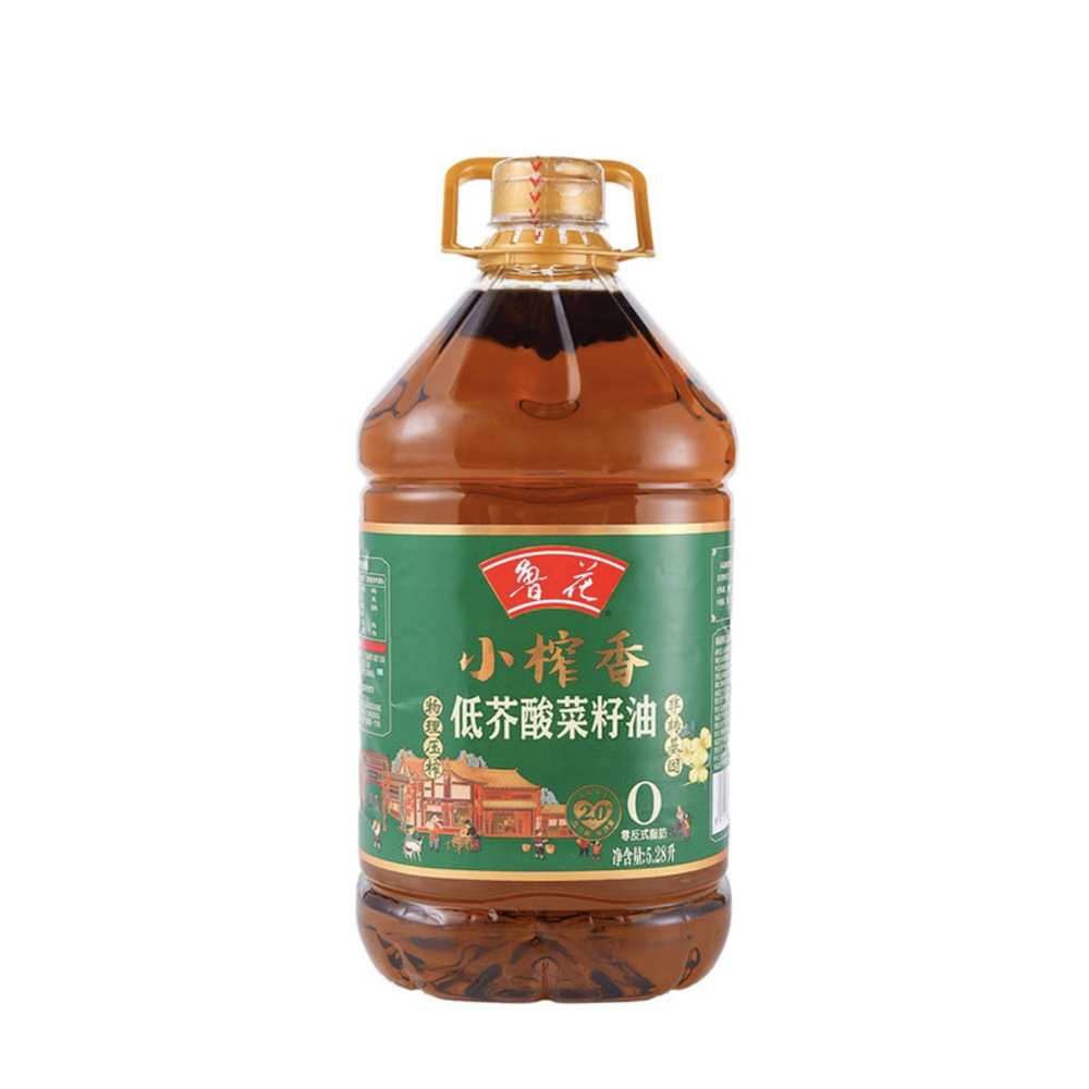 鲁花 小榨香低芥酸菜籽油5.28升