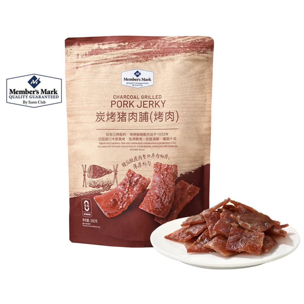 山姆炭烤猪肉脯（烤肉） 500g