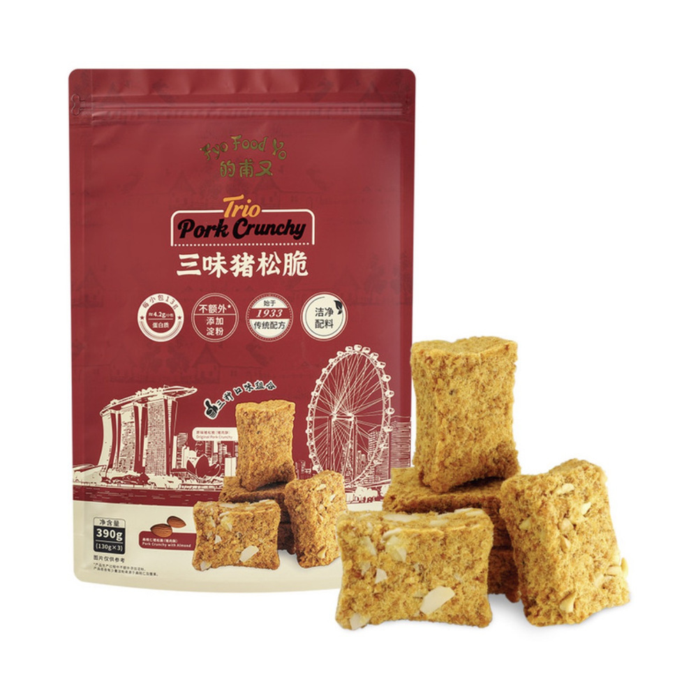 的甫又 三味猪松脆 390g （130g*3包）