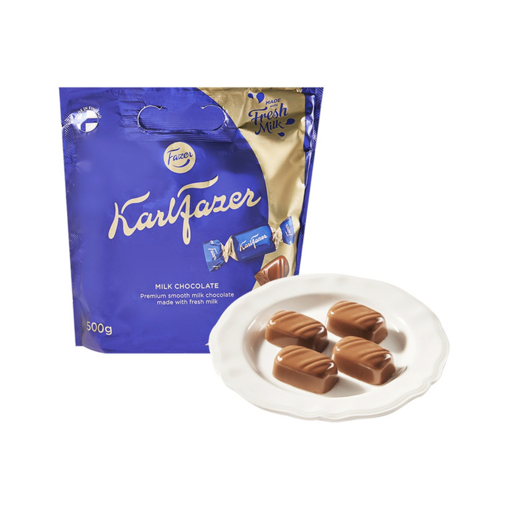 Karl Fazer 芬兰进口 牛奶巧克力制品 500g