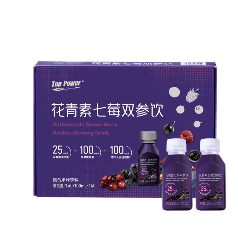 花青素七莓双参饮复合果汁饮料 1.4L（100mL*14瓶）