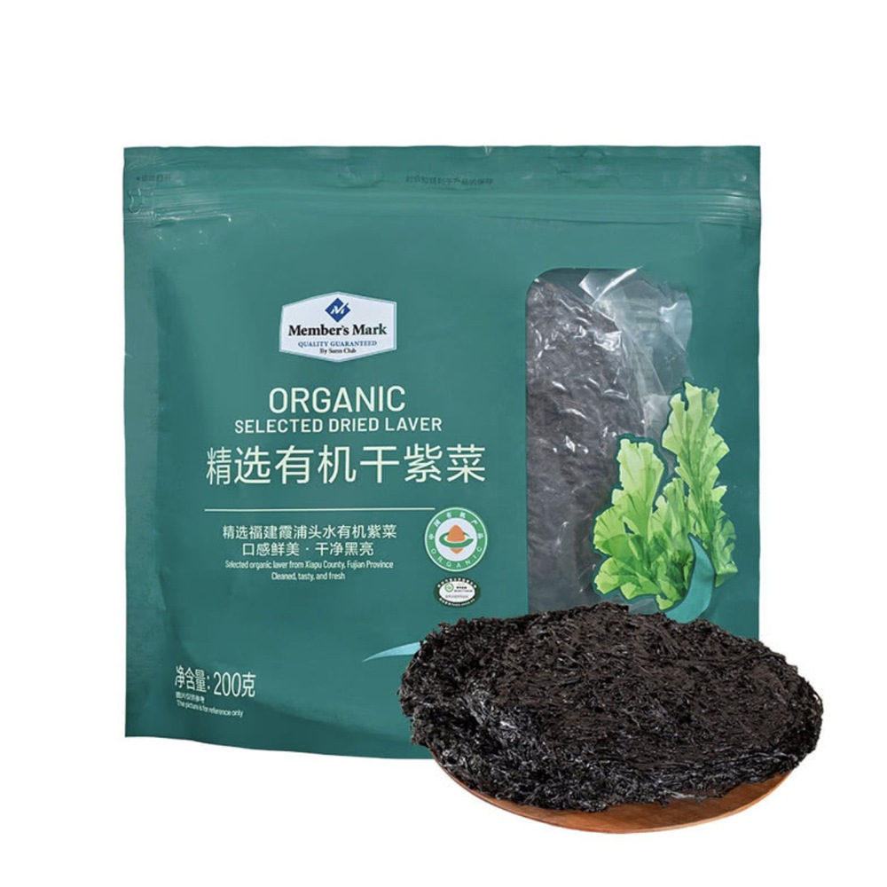 山姆精选有机干紫菜 200g